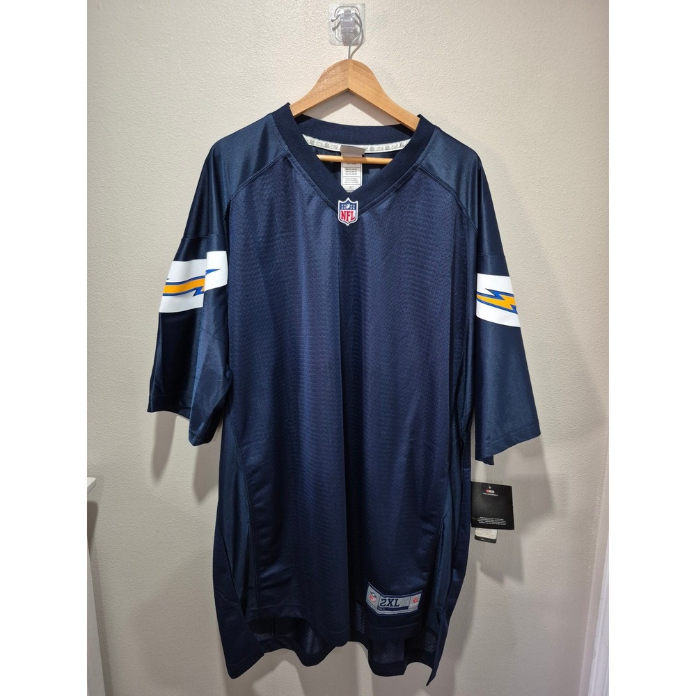 NFL Pro‎ Line San Diego Chargers Football Jersey Navy Blue Mens 2XL-T